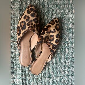 Madewell slides in leopard print. Women’s size 9.5.